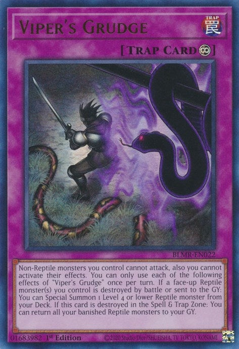 Image for Viper's Grudge (Battles of Legend: Monstrous Revenge) (BLMR-EN022) - YuGiOh