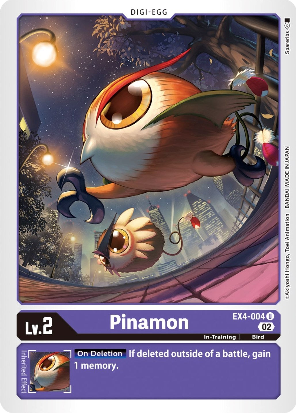 Image for Pinamon (EX4-004 U) [Alternative Being Booster] - Digimon Card Game