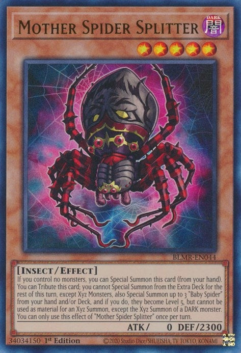Image for Mother Spider Splitter (Battles of Legend: Monstrous Revenge) (BLMR-EN044) - YuGiOh