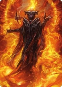 Image for Sauron, the Dark Lord Art Card (Art Series: Universes Beyond: The Lord of the Rings: Tales of Middle-earth) (21) - Magic: The Gathering