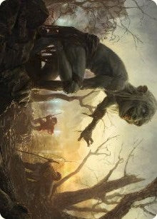 Image for Smeagol, Helpful Guide Art Card (Art Series: Universes Beyond: The Lord of the Rings: Tales of Middle-earth) (24) - Magic: The Gathering