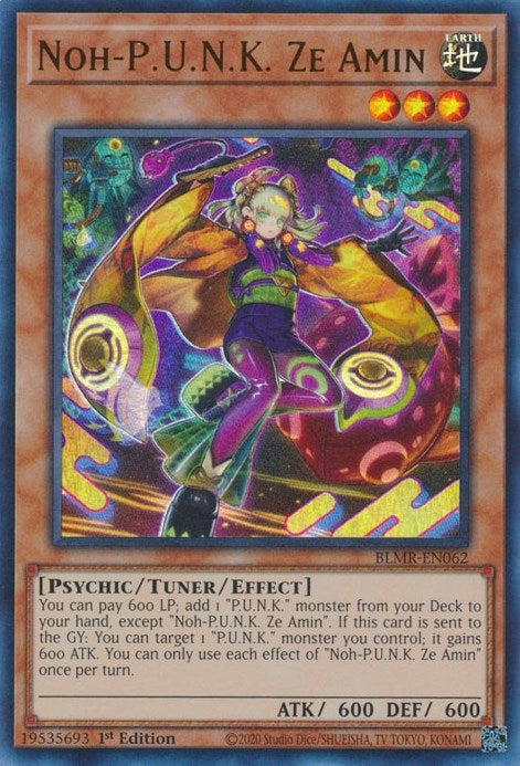 Image for Noh-P.U.N.K. Ze Amin (Battles of Legend: Monstrous Revenge) (BLMR-EN062) - YuGiOh