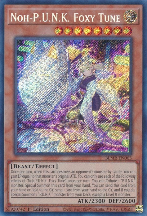Image for Noh-P.U.N.K. Foxy Tune (Battles of Legend: Monstrous Revenge) (BLMR-EN063) - YuGiOh