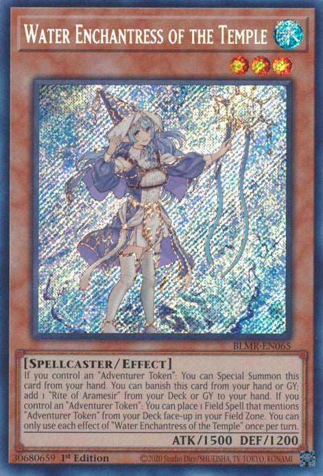Image for Water Enchantress of the Temple (Battles of Legend: Monstrous Revenge) (BLMR-EN065) - YuGiOh