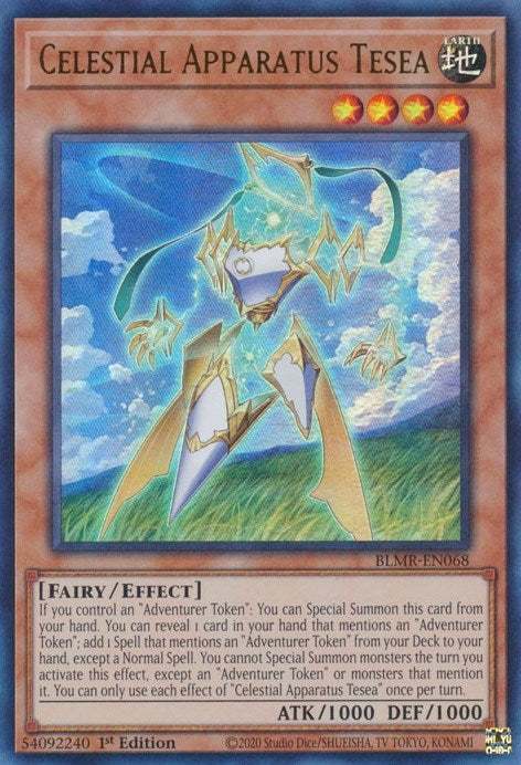 Image for Celestial Apparatus Tesea (Battles of Legend: Monstrous Revenge) (BLMR-EN068) - YuGiOh