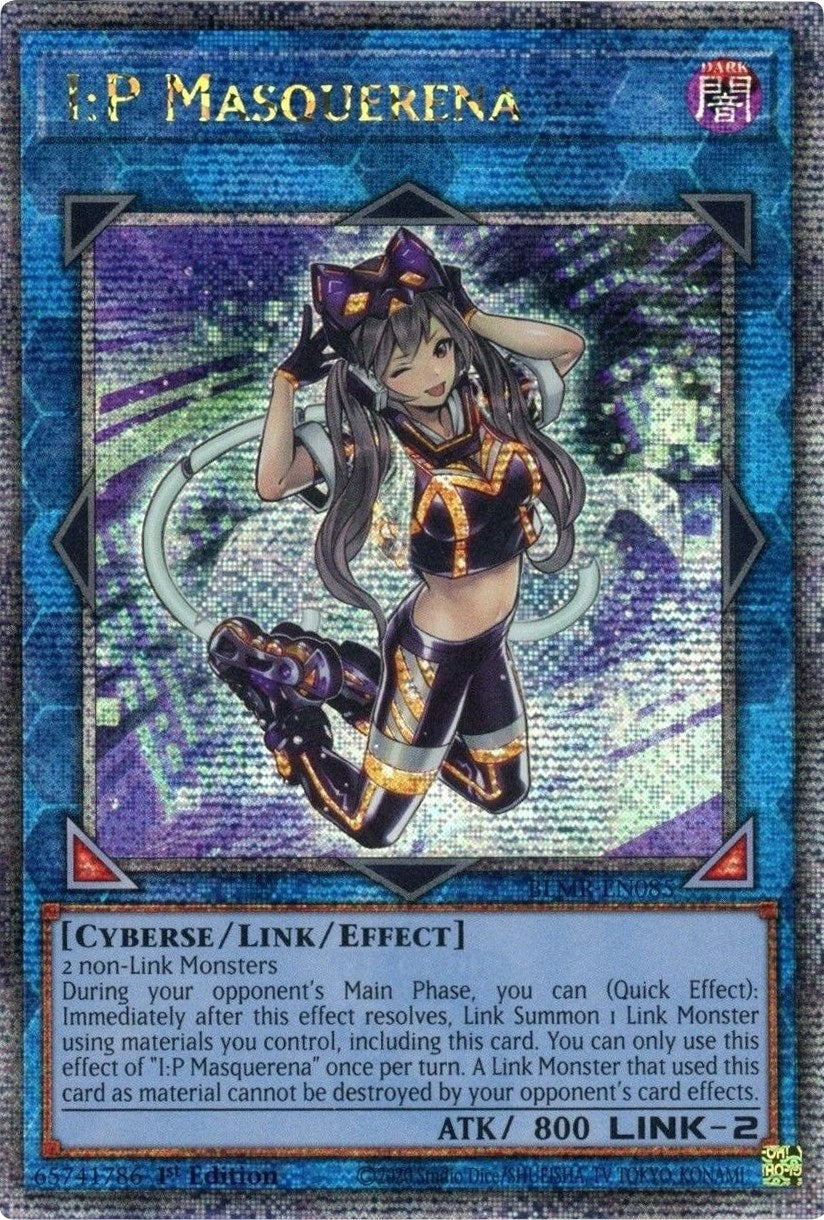 Image for I:P Masquerena (Quarter Century Secret Rare) (Battles of Legend: Monstrous Revenge) (BLMR-EN085) - YuGiOh