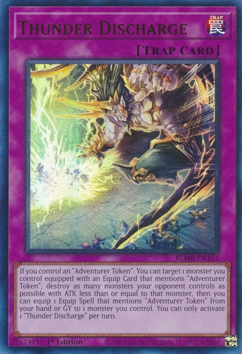 Image for Thunder Discharge (Battles of Legend: Monstrous Revenge) (BLMR-EN101) - YuGiOh