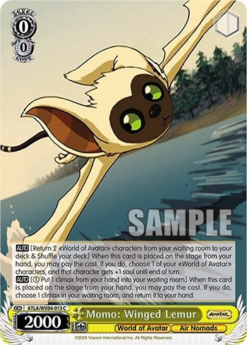Image for Momo: Winged Lemur (Avatar: The Last Airbender) (ATLA/WX04-013 C) - Weiss Schwarz