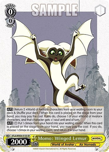Image for Momo: Winged Lemur (SR) (Avatar: The Last Airbender) (ATLA/WX04-013S SR) - Weiss Schwarz