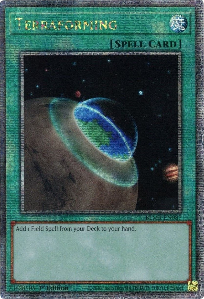 Image for Terraforming (Quarter Century Secret Rare) (Battles of Legend: Monstrous Revenge) (BLMR-EN087) - YuGiOh