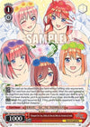 Image for Bouquet For You, Ichika & Nino & Miku & Yotsuba & Itsuki (The Quintessential Quintuplets Movie) (5HY/W101-PE03) - Weiss Schwarz