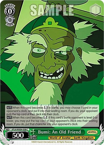 Image for Bumi: An Old Friend (Avatar: The Last Airbender) (ATLA/WX04-038 C) - Weiss Schwarz