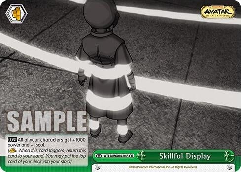 Image for Skillful Display (Avatar: The Last Airbender) (ATLA/WX04-045 CR) - Weiss Schwarz