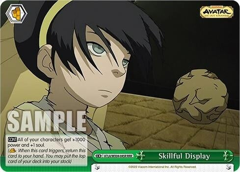 Image for Skillful Display (RRR) (Avatar: The Last Airbender) (ATLA/WX04-045R RRR) - Weiss Schwarz
