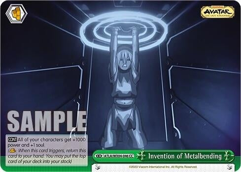 Image for Invention of Metalbending (Avatar: The Last Airbender) (ATLA/WX04-046 CC) - Weiss Schwarz