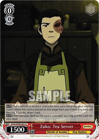 Image for Zuko: Tea Server (Avatar: The Last Airbender) (ATLA/WX04-051 R) - Weiss Schwarz