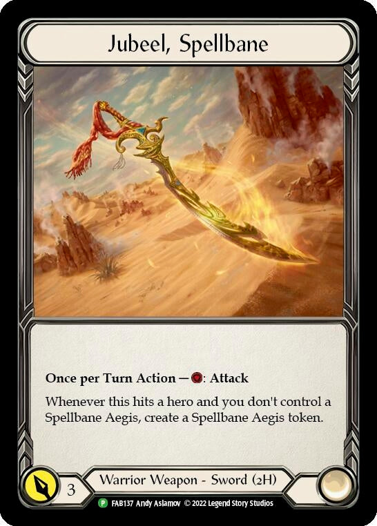 Image for Jubeel, Spellbane - FAB137 (Flesh and Blood: Promo Cards) (FAB137) - Flesh and Blood TCG