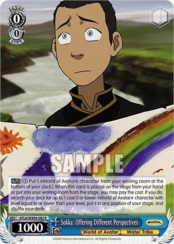 Image for Sokka: Offering Different Perspectives (Avatar: The Last Airbender) (ATLA/WX04-082 R) - Weiss Schwarz