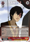 Image for Zuko: Empathy (Avatar: The Last Airbender) (ATLA/WX04-P01 PR) - Weiss Schwarz