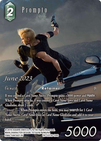 Image for Prompto (June 2023) (FF: Promo Cards) (PR-137/18-134S) - Final Fantasy TCG