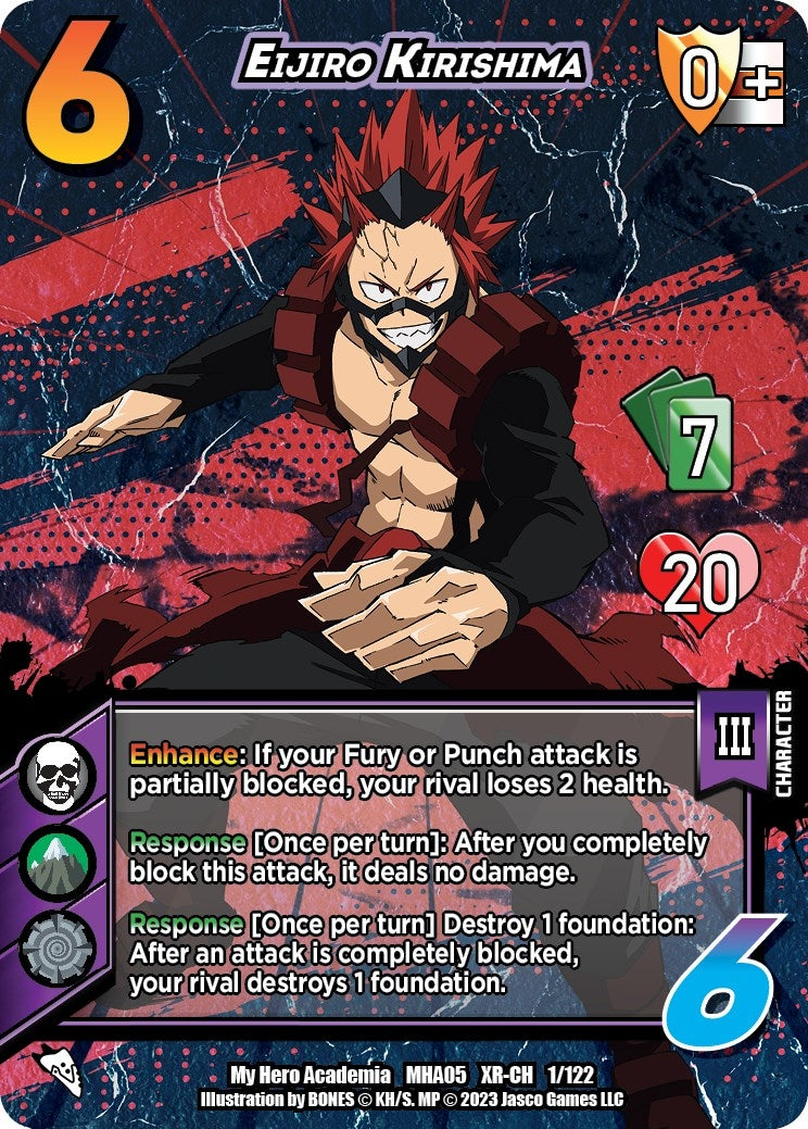 Image for Eijiro Kirishima (XR-CH) (UniVersus: My Hero Academia: Undaunted Raid) (1/122) - UniVersus
