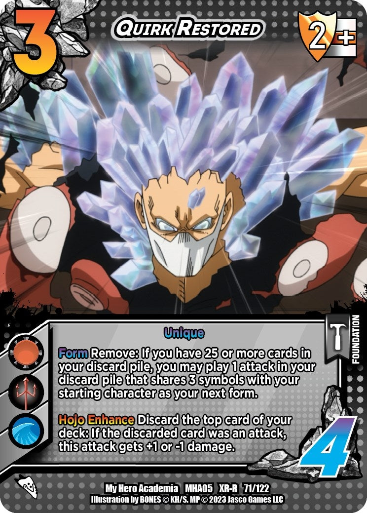 Image for Quirk Restored (XR) (UniVersus: My Hero Academia: Undaunted Raid) (71/122) - UniVersus