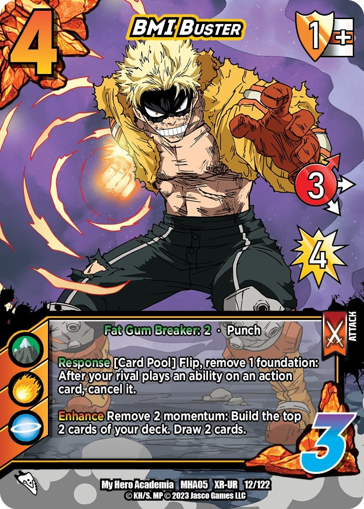 Image for BMI Buster (XR) (UniVersus: My Hero Academia: Undaunted Raid) (12/122) - UniVersus