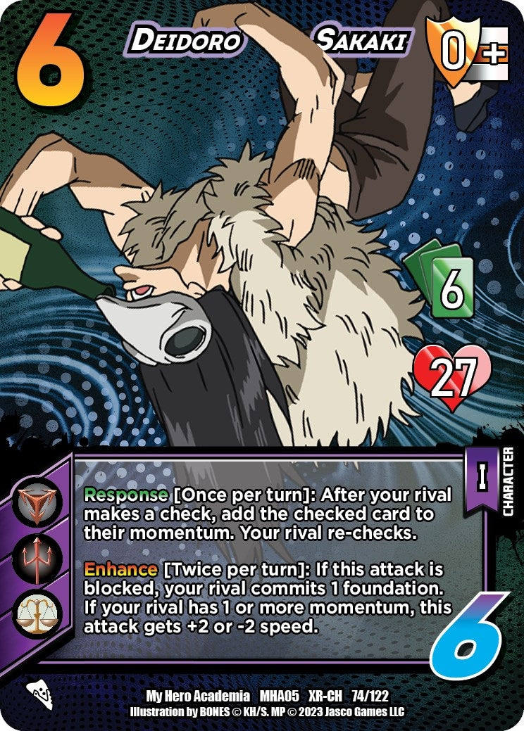 Image for Deidoro Sakaki (XR-CH) (UniVersus: My Hero Academia: Undaunted Raid) (74/122) - UniVersus