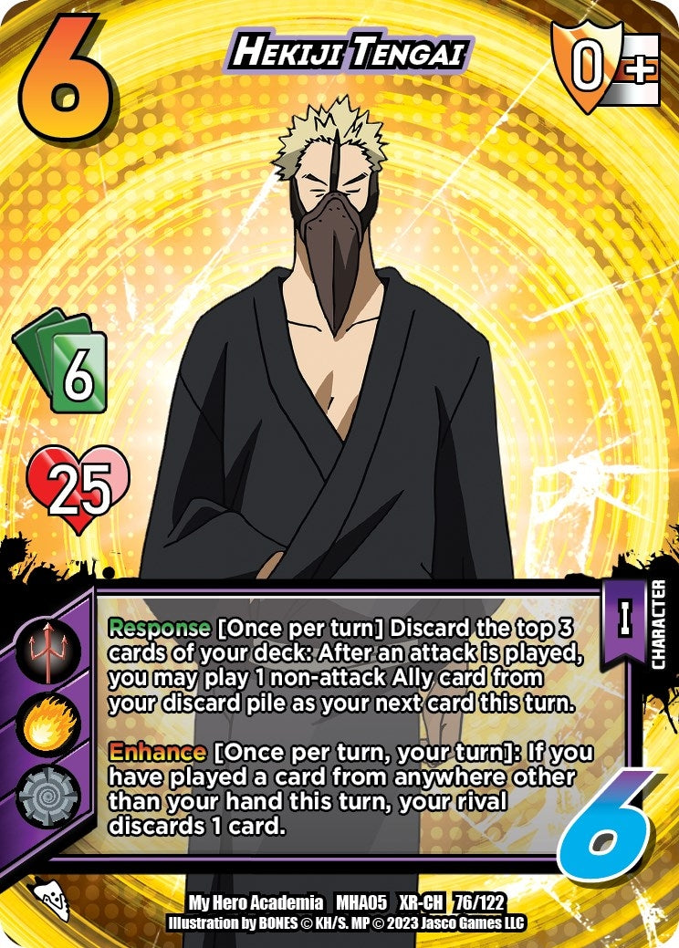 Image for Hekiji Tengai (XR-CH) (UniVersus: My Hero Academia: Undaunted Raid) (76/122) - UniVersus