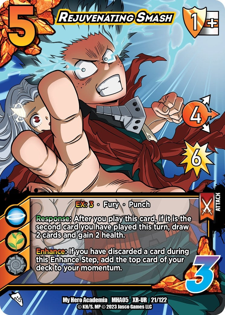 Image for Rejuvenating Smash (XR) (UniVersus: My Hero Academia: Undaunted Raid) (21/122) - UniVersus