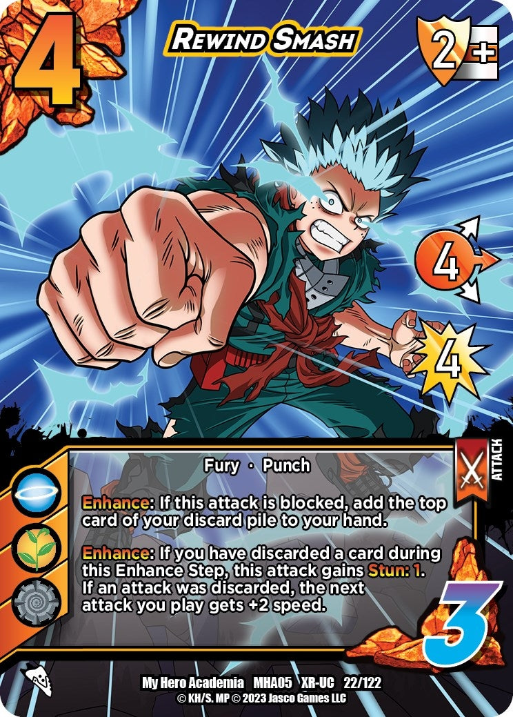 Image for Rewind Smash (XR) (UniVersus: My Hero Academia: Undaunted Raid) (22/122) - UniVersus