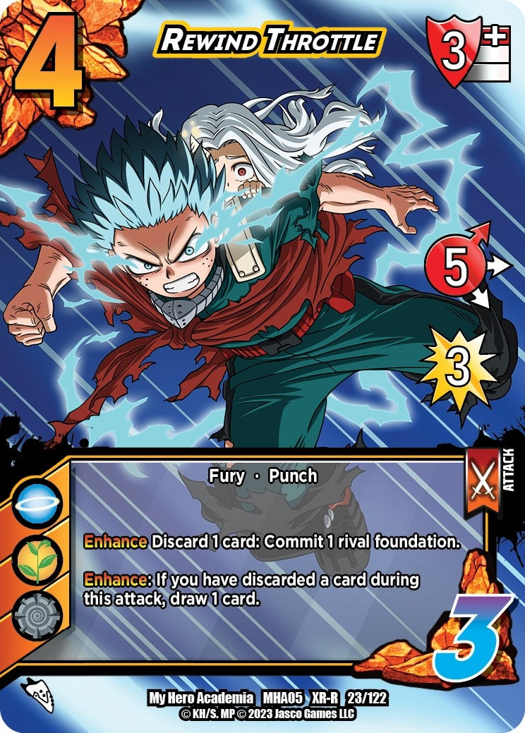 Image for Rewind Throttle (XR) (UniVersus: My Hero Academia: Undaunted Raid) (23/122) - UniVersus