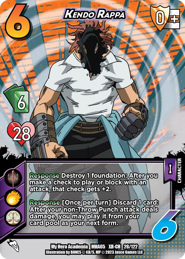 Image for Kendo Rappa (XR-CH) (UniVersus: My Hero Academia: Undaunted Raid) (28/122) - UniVersus