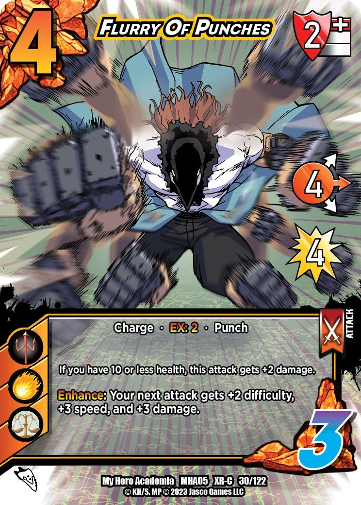 Image for Flurry Of Punches (XR) (UniVersus: My Hero Academia: Undaunted Raid) (30/122) - UniVersus