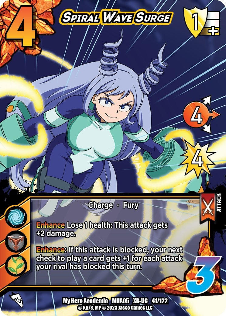 Image for Spiral Wave Surge (XR) (UniVersus: My Hero Academia: Undaunted Raid) (41/122) - UniVersus