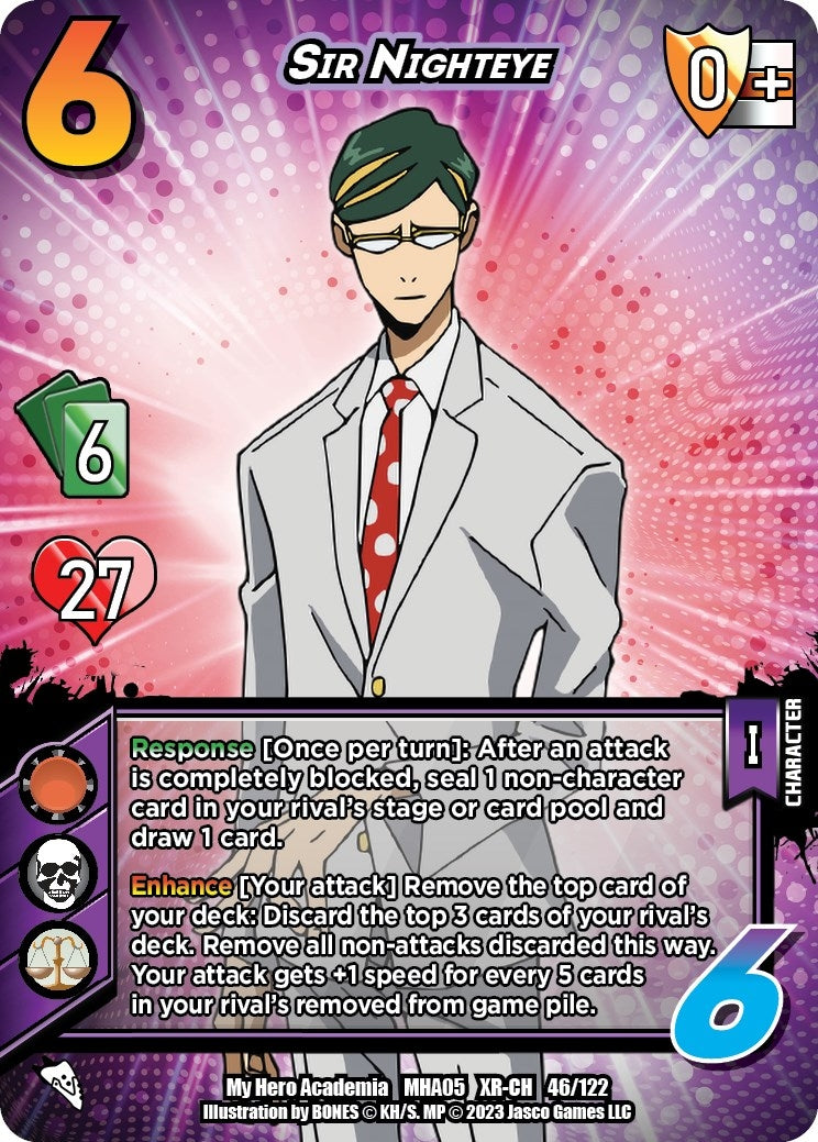 Image for Sir Nighteye (XR-CH) (UniVersus: My Hero Academia: Undaunted Raid) (46/122) - UniVersus