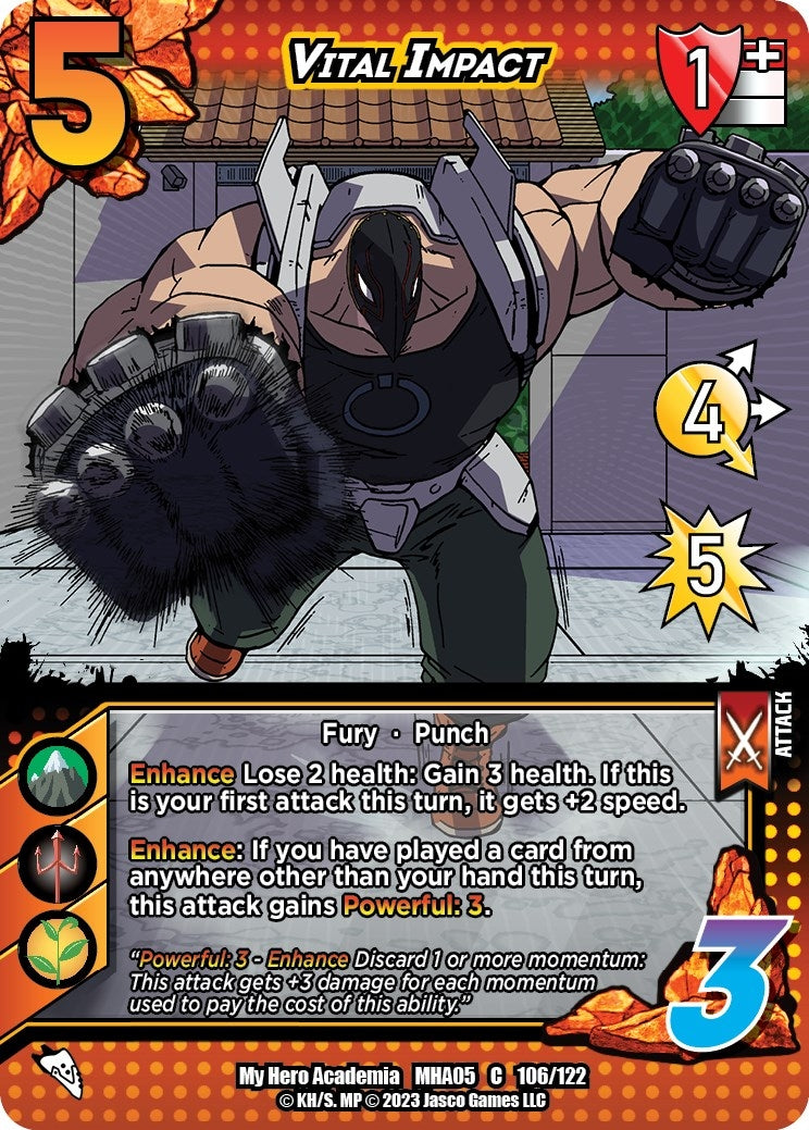Image for Vital Impact (UniVersus: My Hero Academia: Undaunted Raid) (106/122) - UniVersus