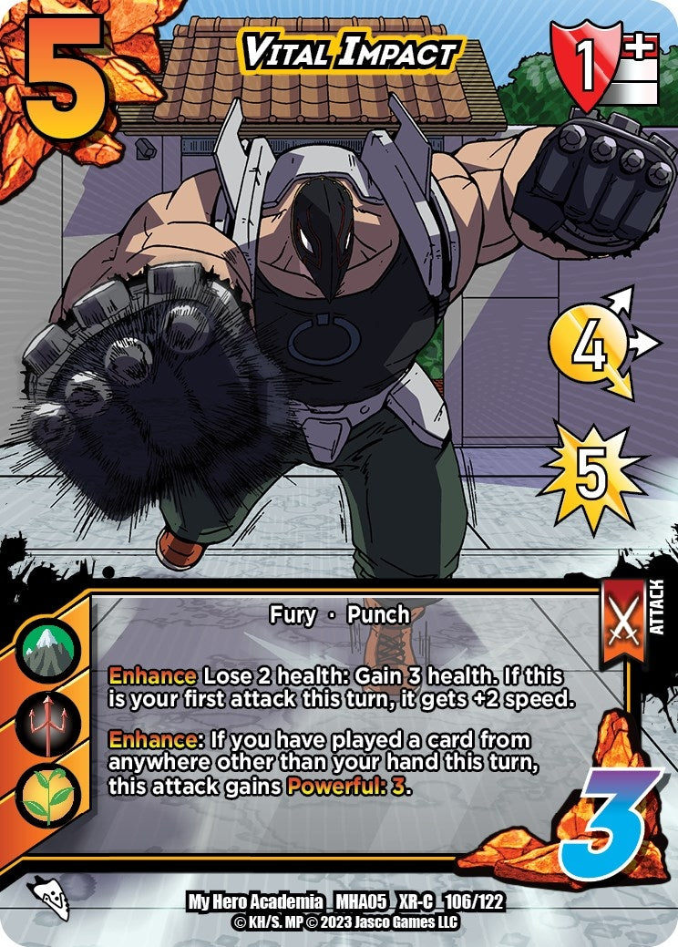 Image for Vital Impact (XR) (UniVersus: My Hero Academia: Undaunted Raid) (106/122) - UniVersus