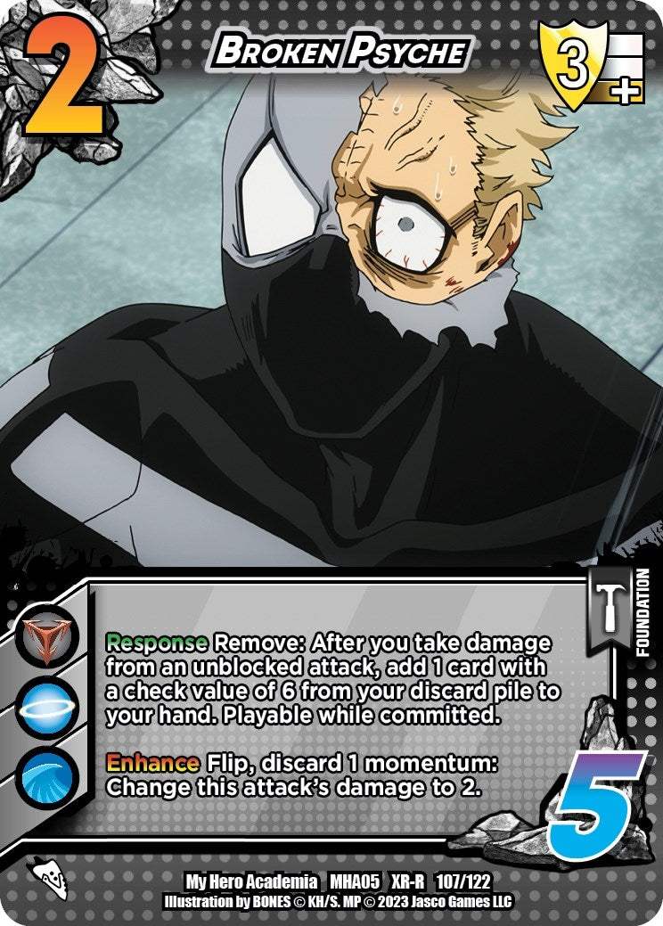 Image for Broken Psyche (XR) (UniVersus: My Hero Academia: Undaunted Raid) (107/122) - UniVersus