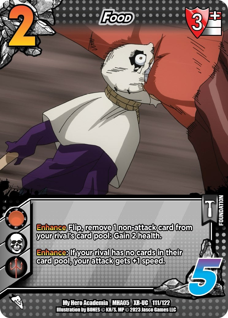 Image for Food (XR) (UniVersus: My Hero Academia: Undaunted Raid) (111/122) - UniVersus