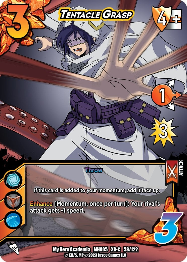 Image for Tentacle Grasp (XR) (UniVersus: My Hero Academia: Undaunted Raid) (58/122) - UniVersus