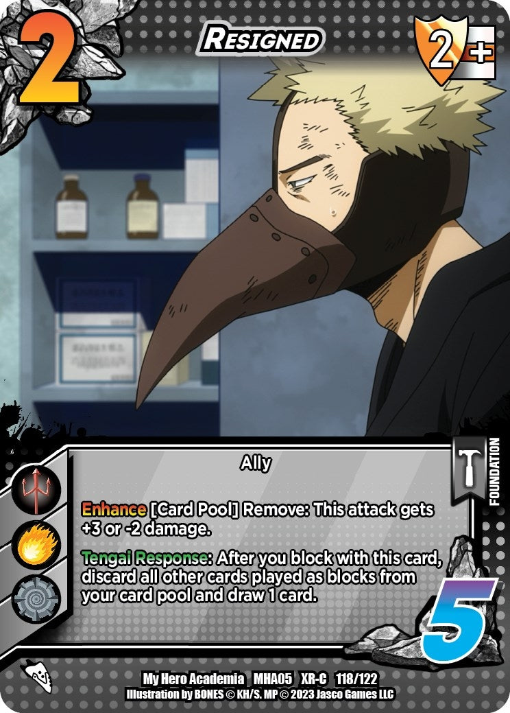 Image for Resigned (XR) (UniVersus: My Hero Academia: Undaunted Raid) (118/122) - UniVersus