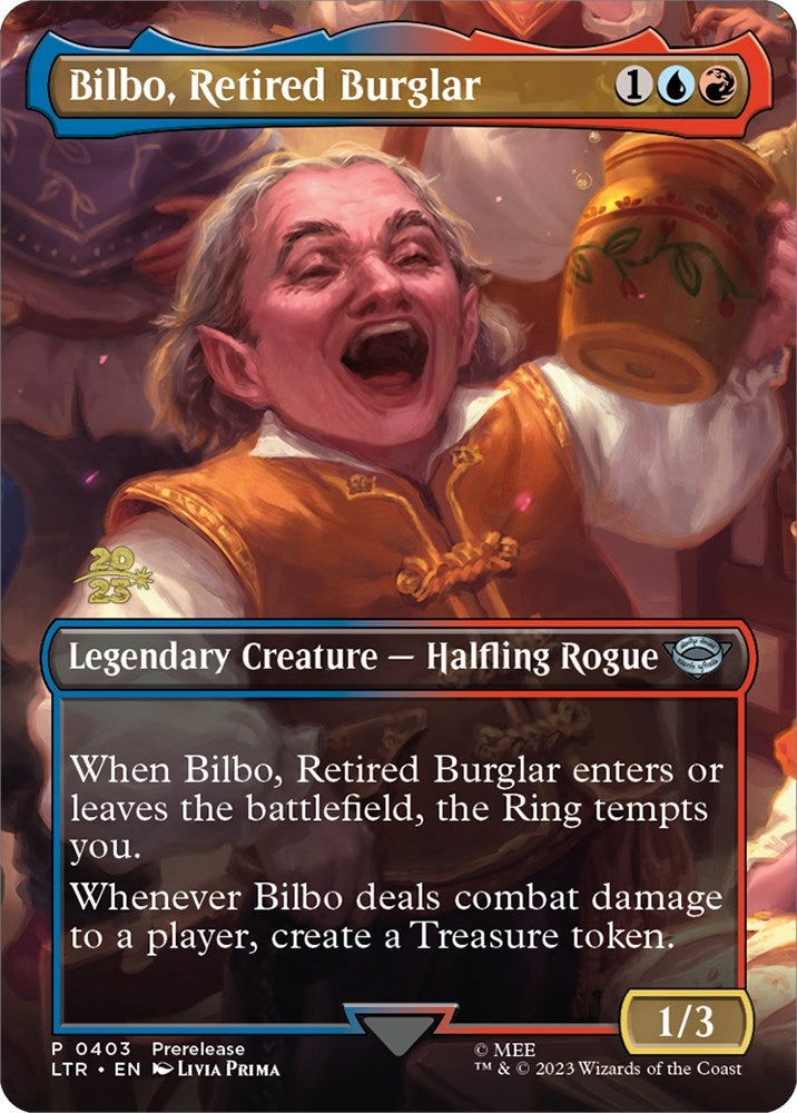 Image for Bilbo, Retired Burglar (Prerelease Cards) (403) - Magic: The Gathering