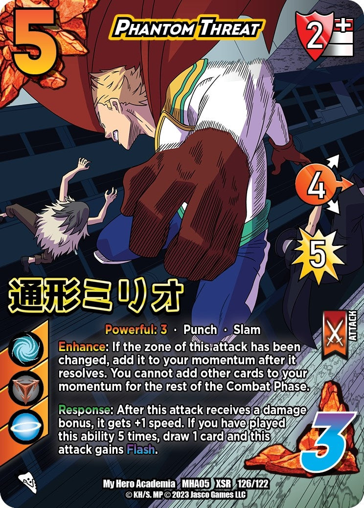Image for Phantom Threat (XSR) (UniVersus: My Hero Academia: Undaunted Raid) (126/122) - UniVersus