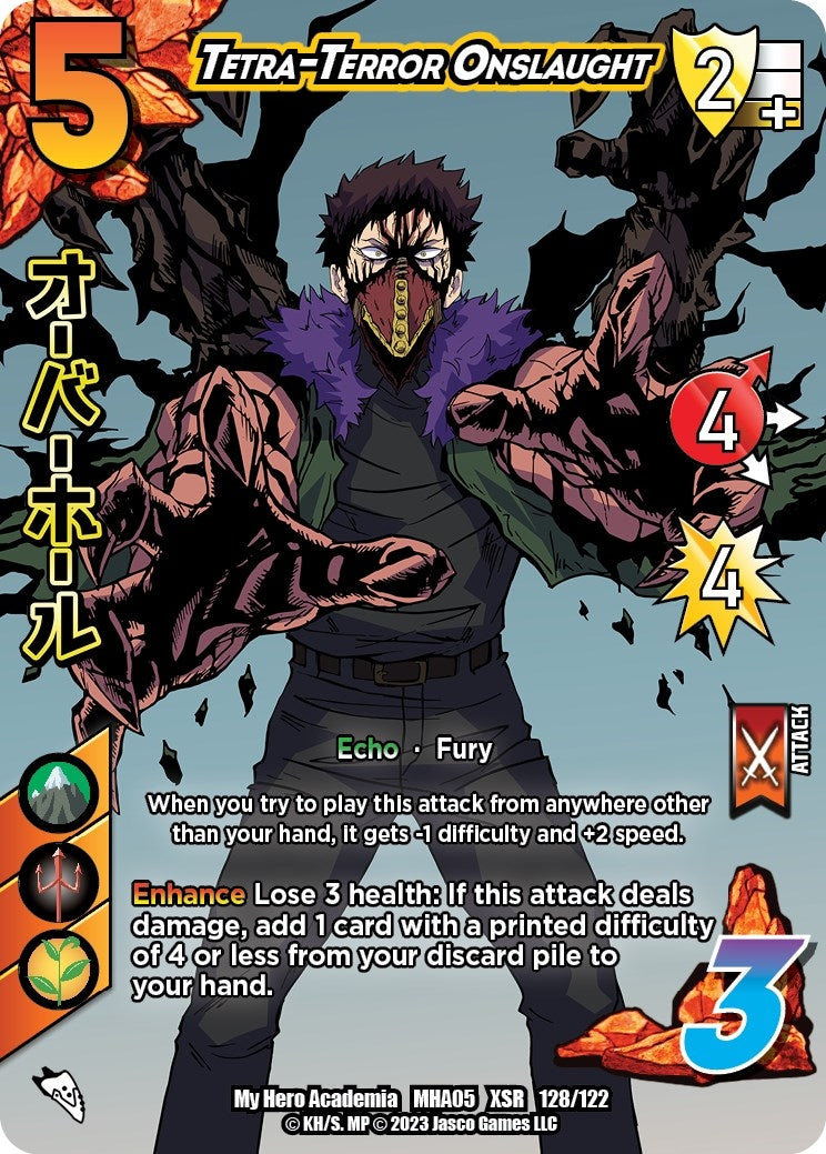 Image for Tetra-Terror Onslaught (XSR) (UniVersus: My Hero Academia: Undaunted Raid) (128/122) - UniVersus