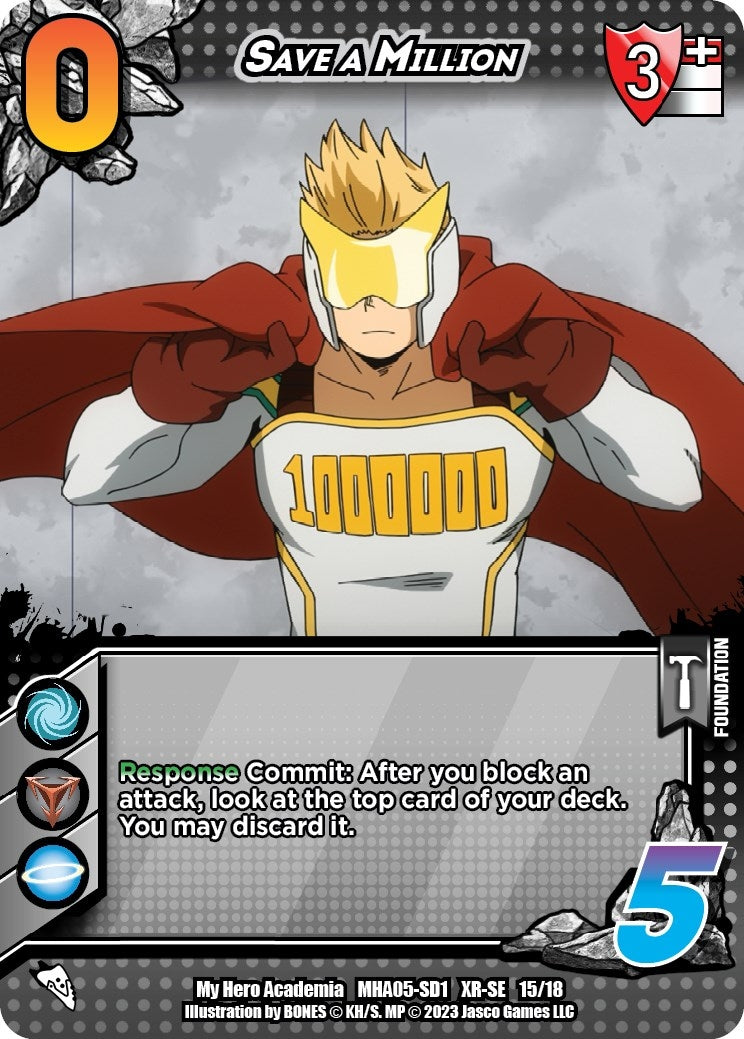 Image for Save a Million (XR) (UniVersus: My Hero Academia: Undaunted Raid) (15/18) - UniVersus