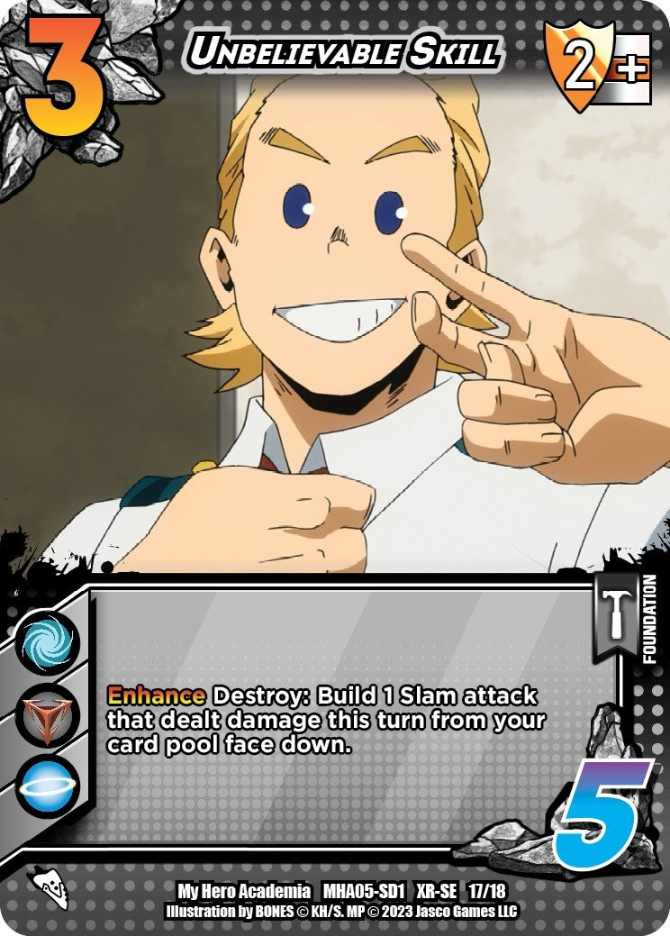 Image for Unbelievable Skill (XR) (UniVersus: My Hero Academia: Undaunted Raid) (17/18) - UniVersus