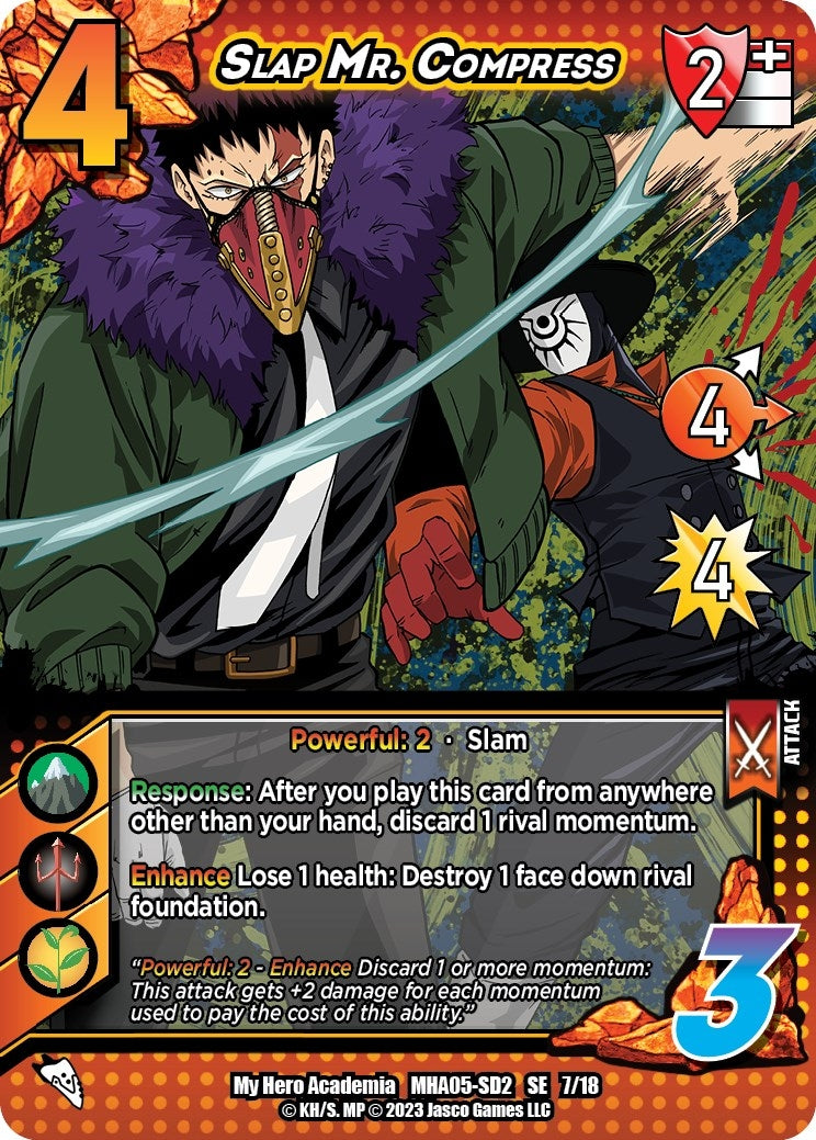 Image for Slap Mr. Compress (UniVersus: My Hero Academia: Undaunted Raid) (7/18) - UniVersus