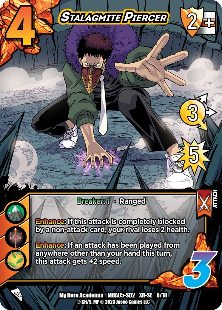 Image for Stalagmite Piercer (XR) (UniVersus: My Hero Academia: Undaunted Raid) (8/18) - UniVersus