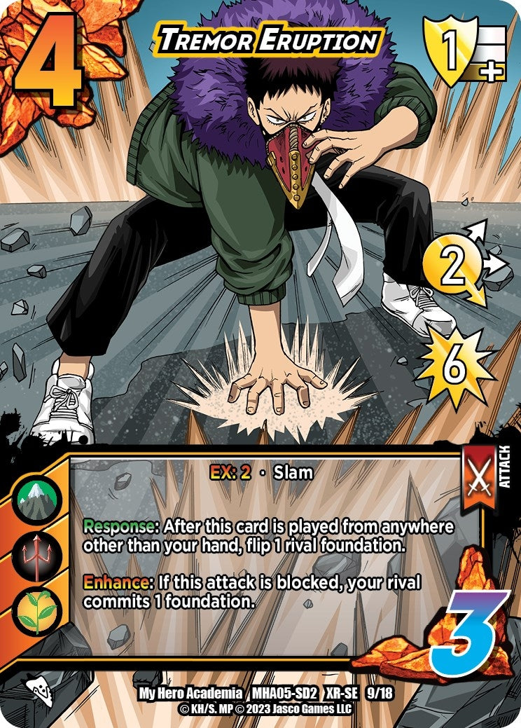 Image for Tremor Eruption (XR) (UniVersus: My Hero Academia: Undaunted Raid) (9/18) - UniVersus